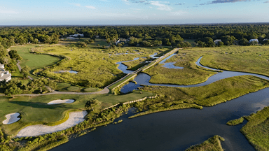 Pawleys Plantation 13 and 16 greens Behind